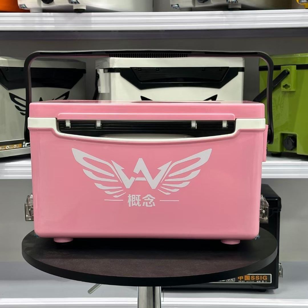 Pink (assembly kit installed) nudity box + fish rack + cannon rack + bait frame + bait plate